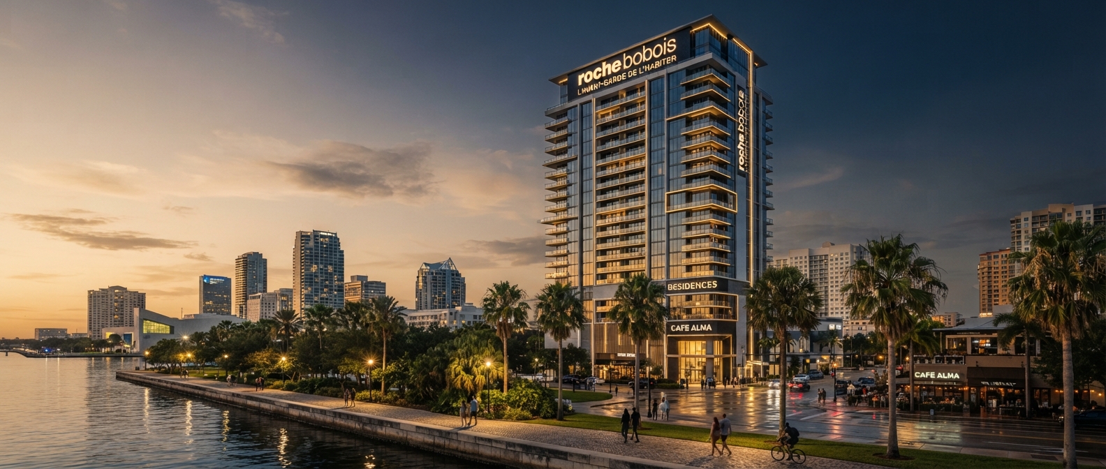 Roche Bobois Residences tower, downtown St. Petersburg
